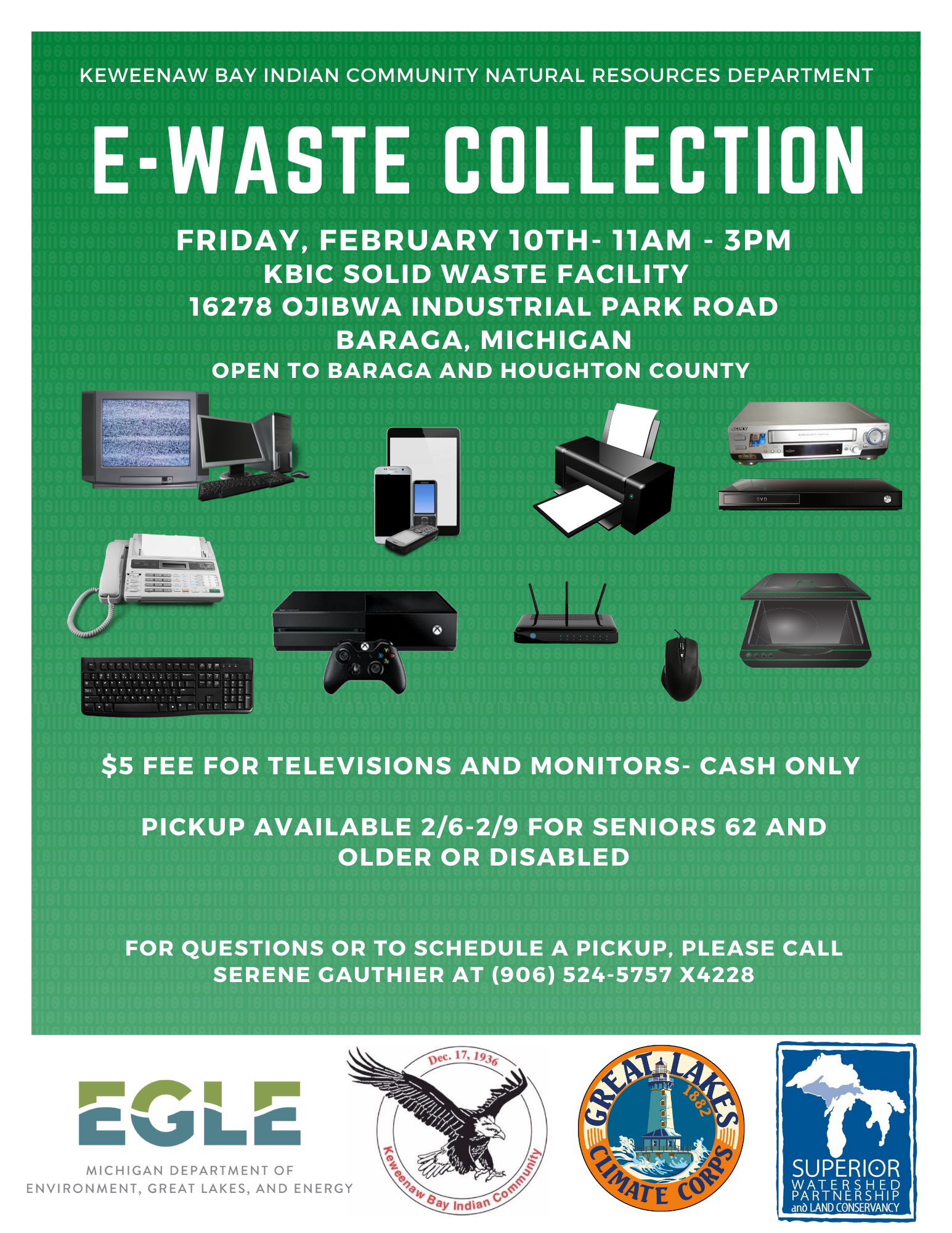 e-waste-collection-kbic-natural-resources-department-copper-country